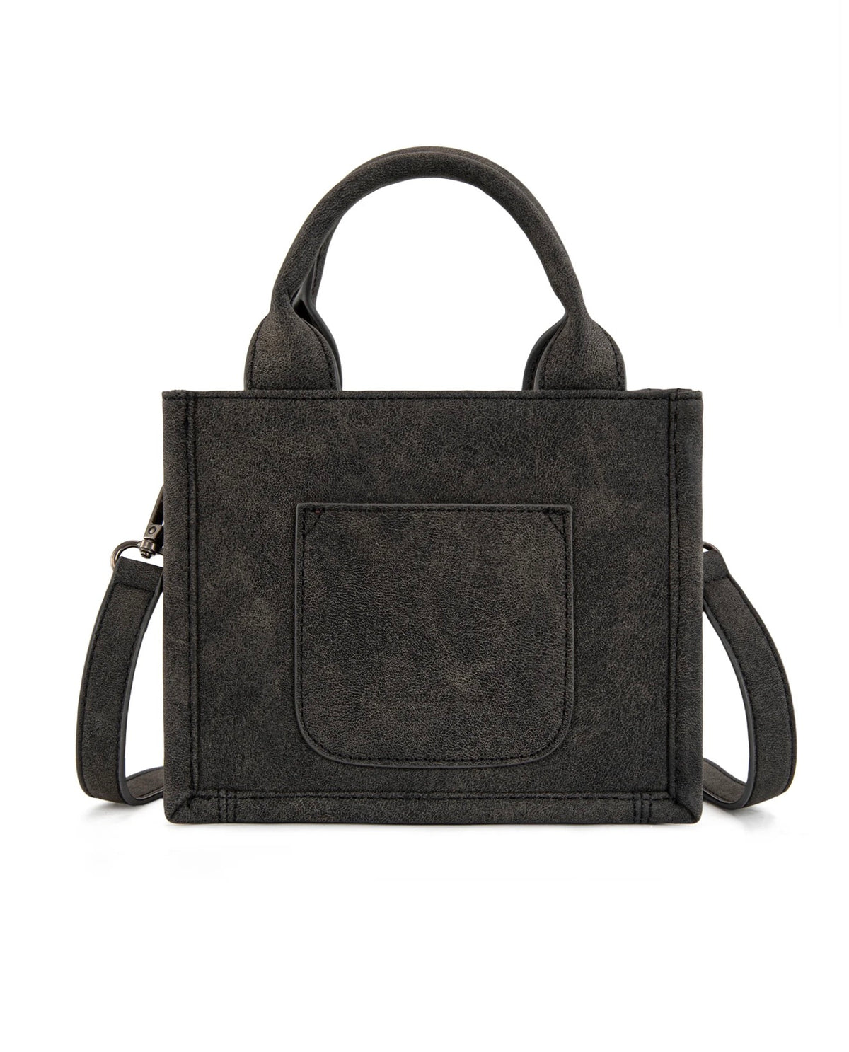 Spur Embroidered Mini Tote / BLACK