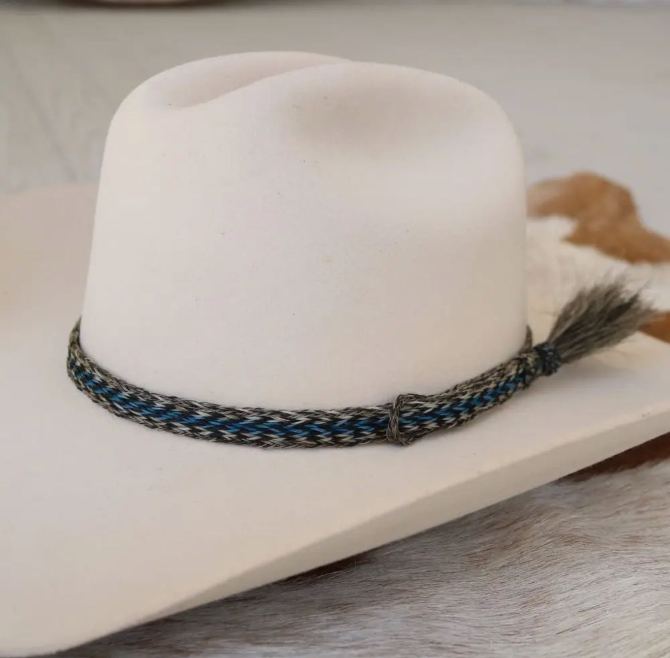 Caleb Horse Hair Hat Band
