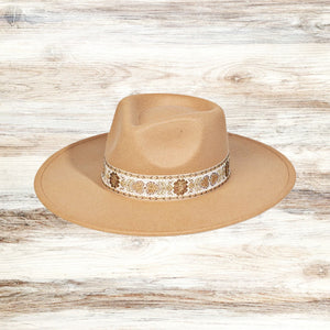 Bohemian Rancher Hat / TAN