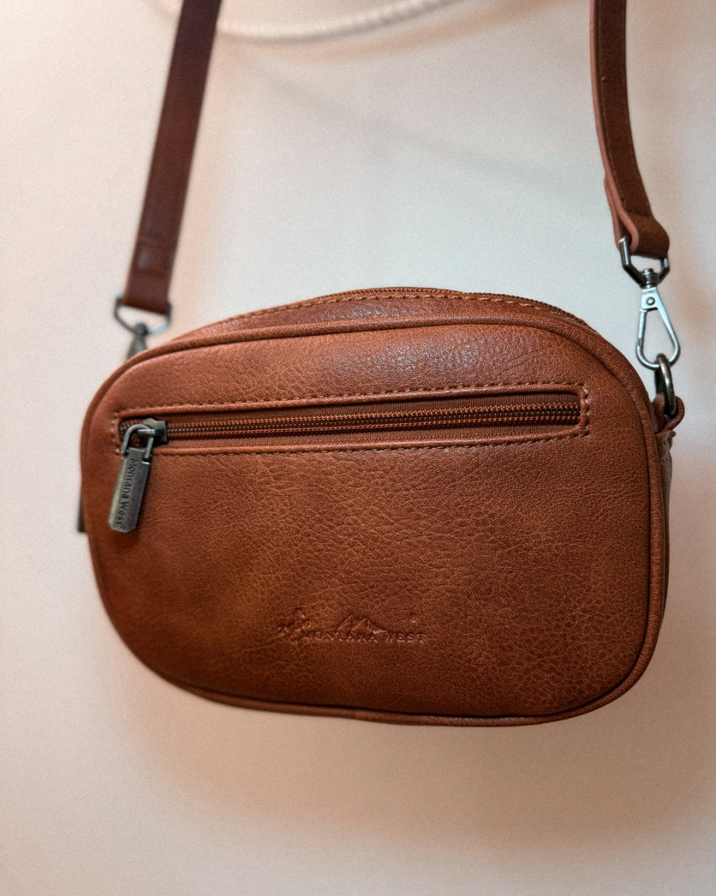 Braided Leopard Shoulder Bag