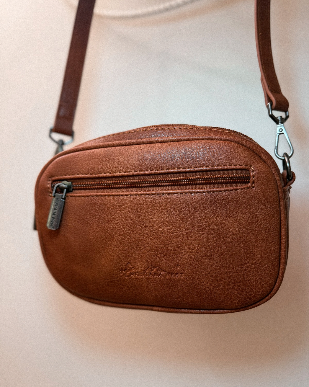 Braided Leopard Shoulder Bag