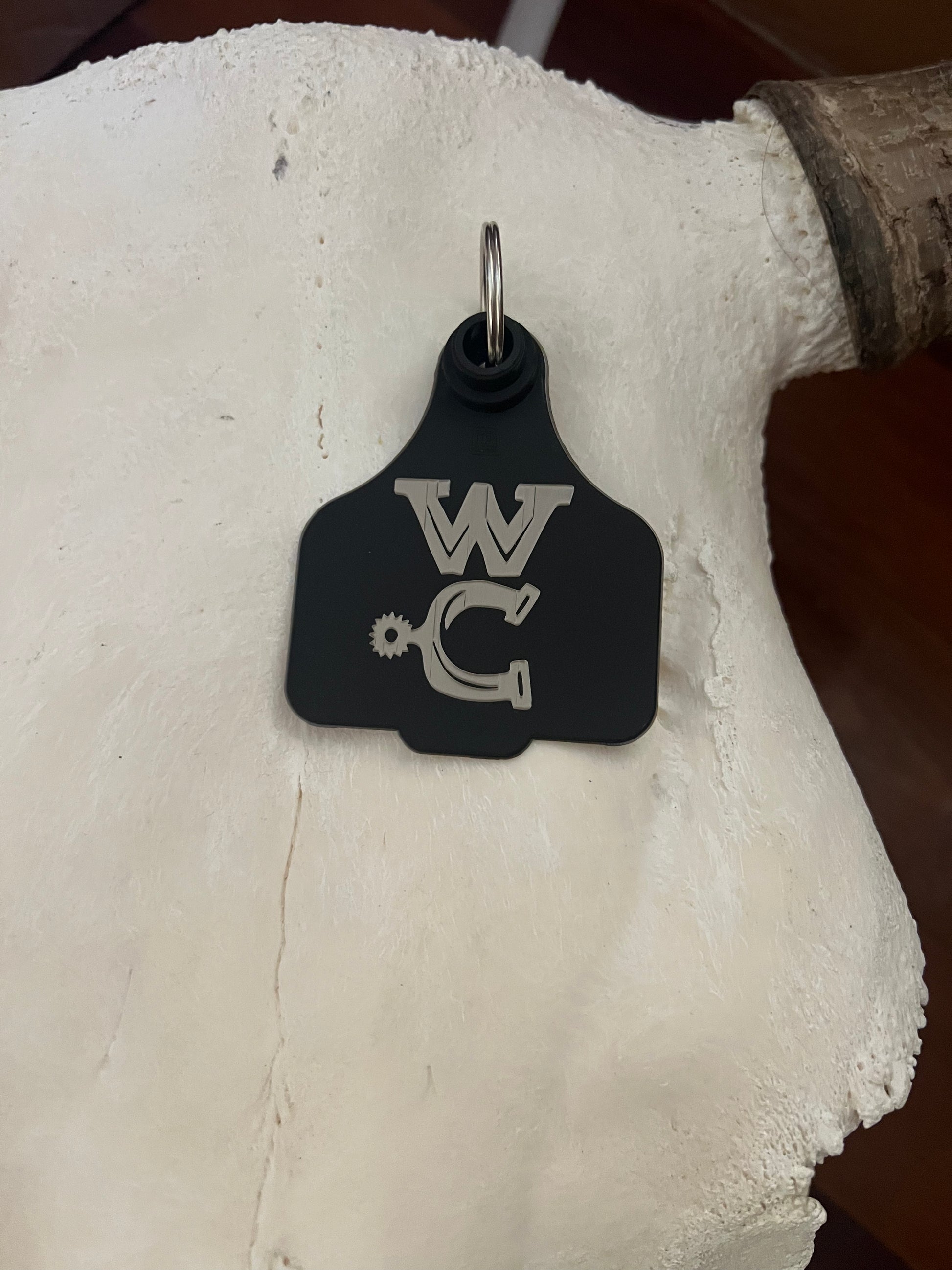 WC Cattle Tag / BLACK