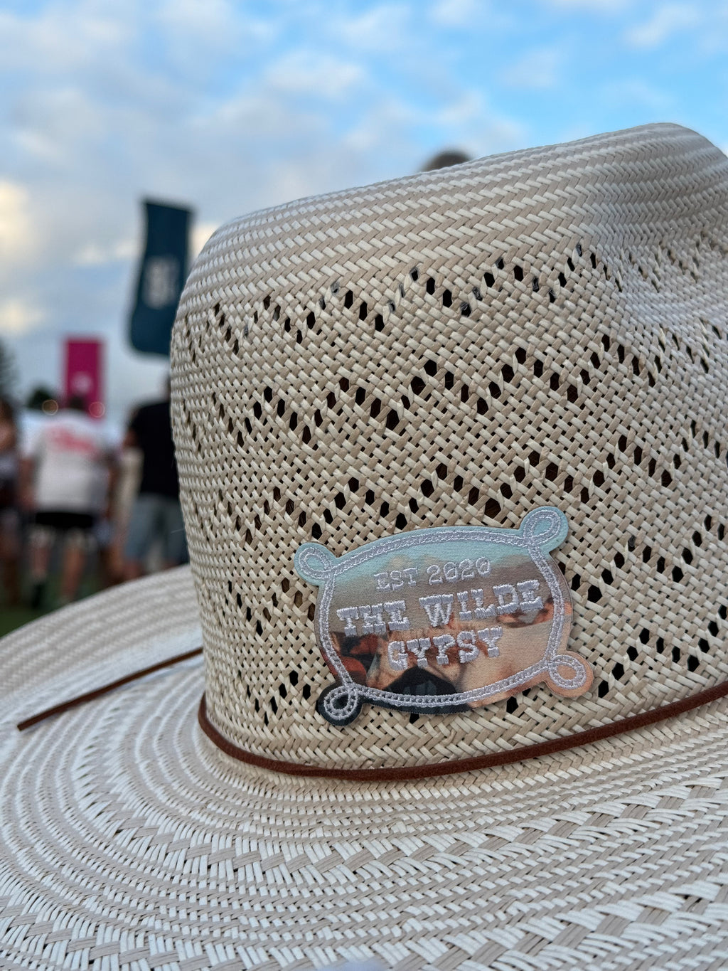 The Wilde Gypsy Embroidered Hat Patch / Horse Rope Logo