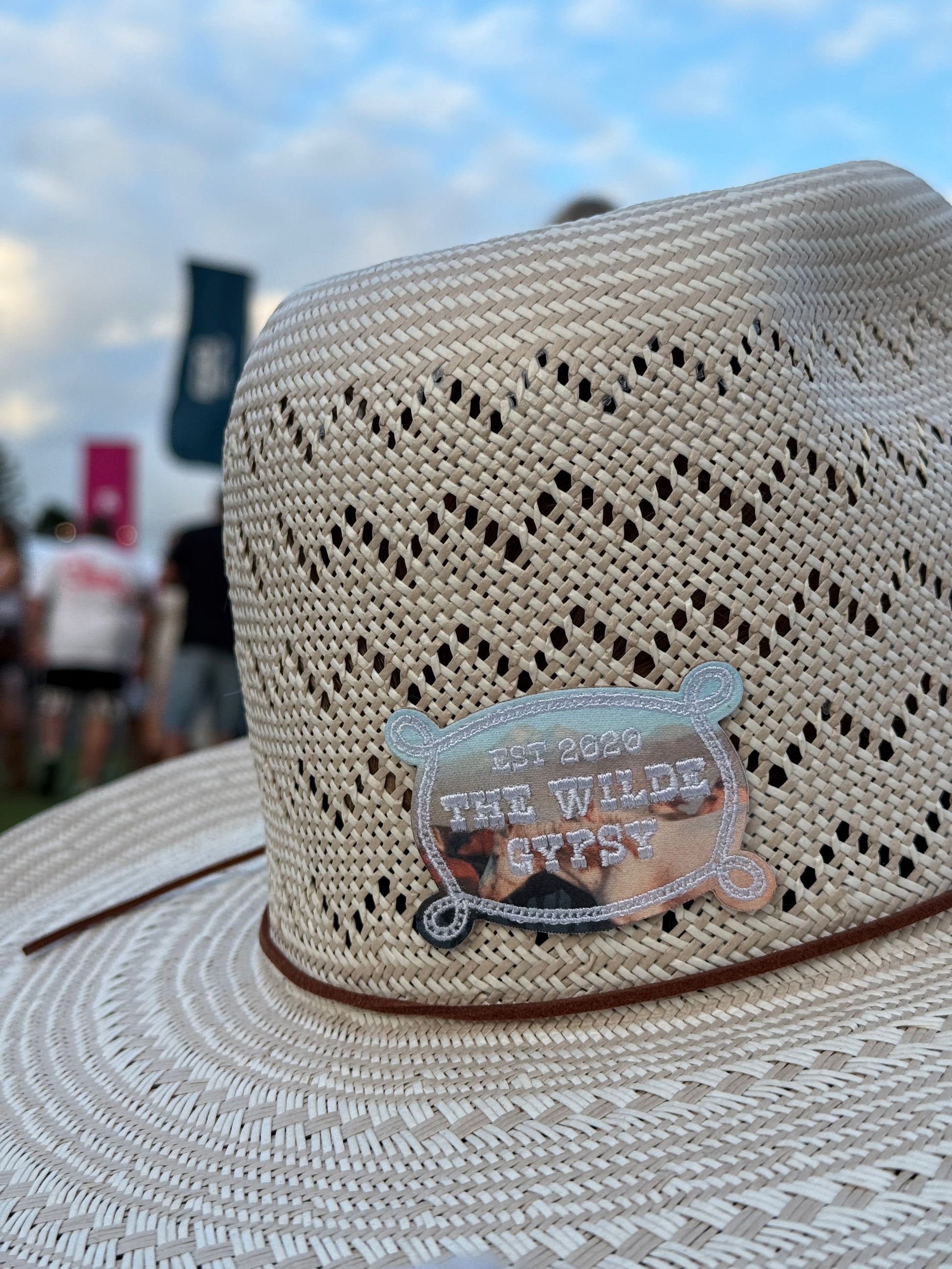 The Wilde Gypsy Embroidered Hat Patch / Horse Rope Logo