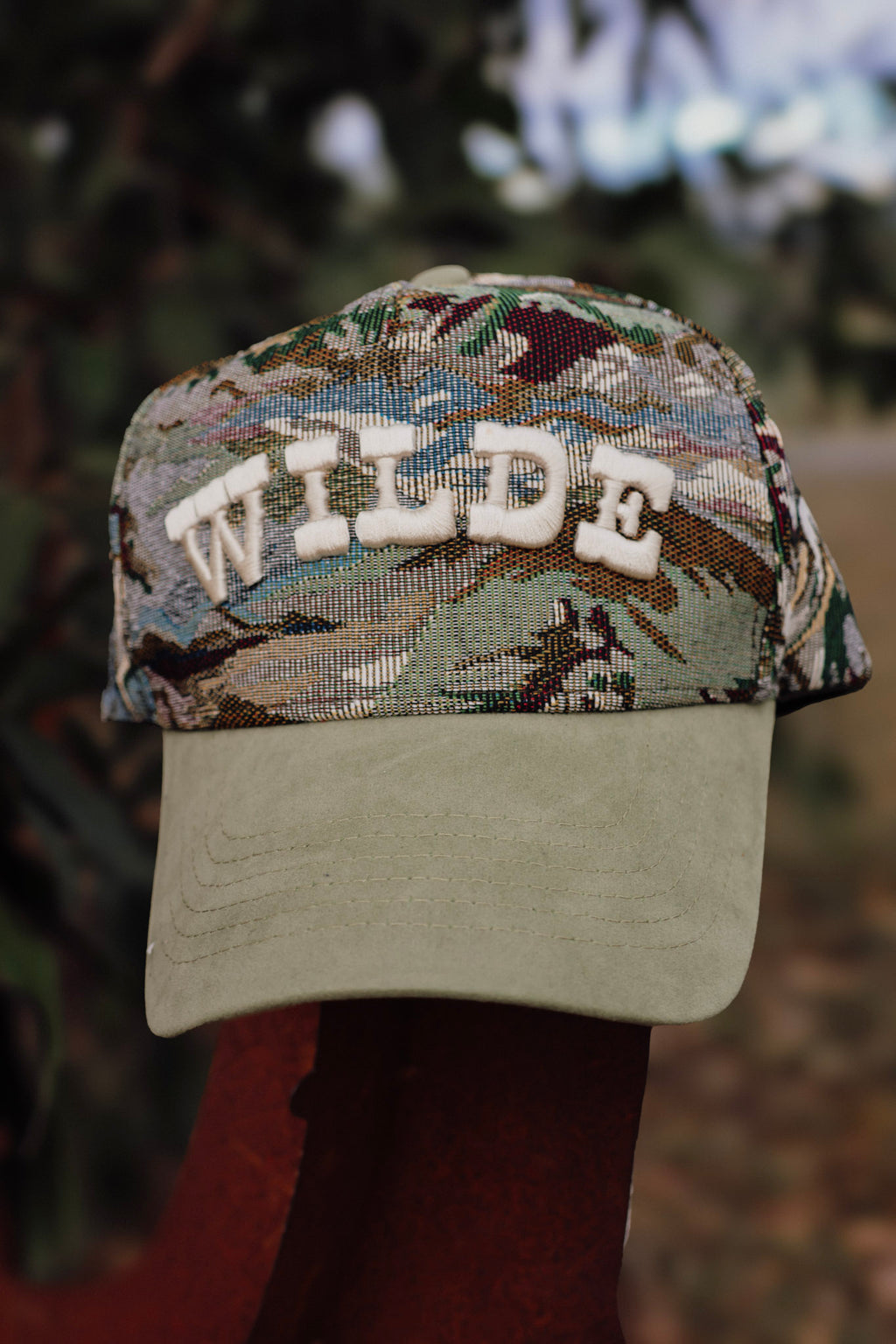Wilde Woven Horses Cap / GREEN