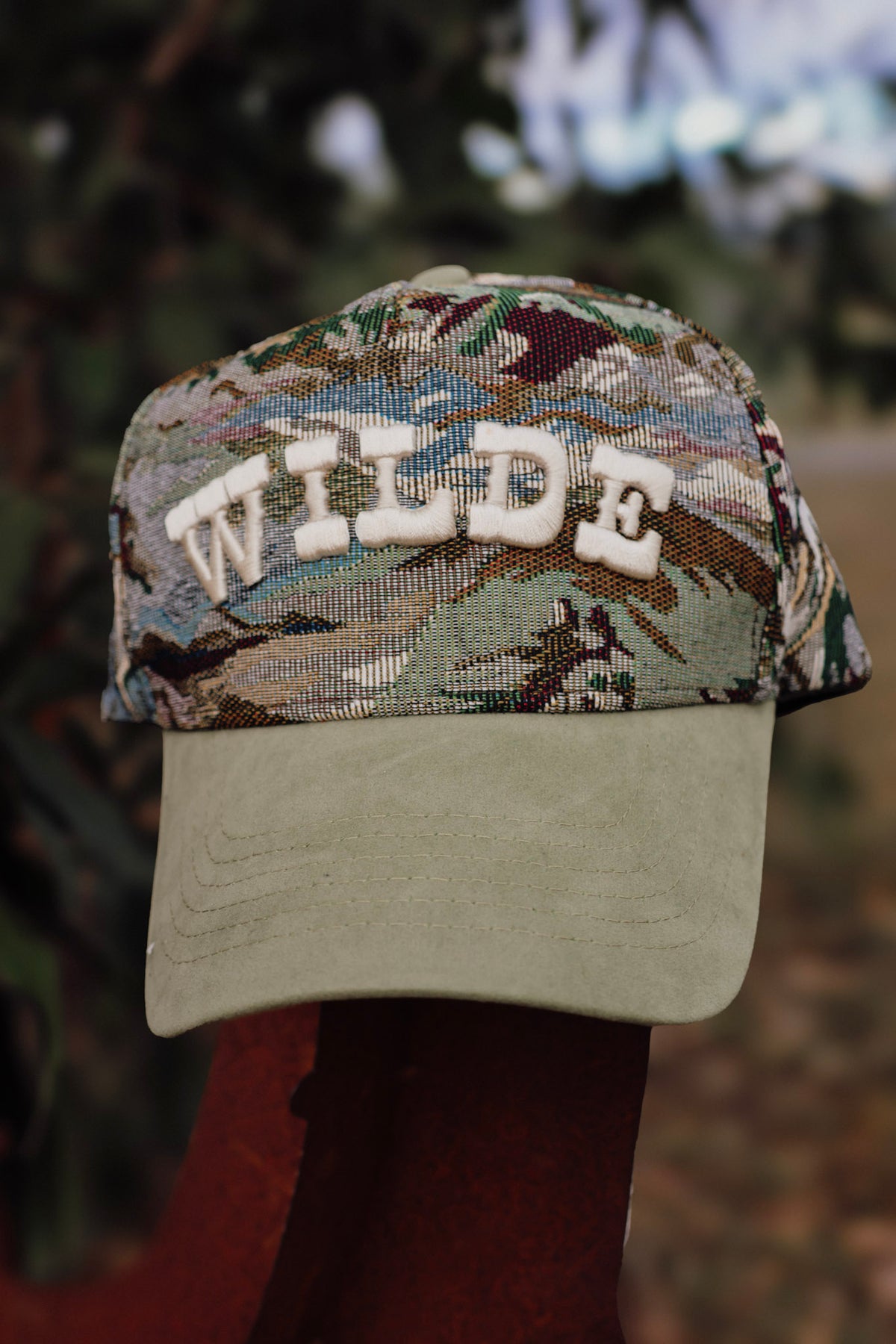 Wilde Woven Horses Cap / GREEN