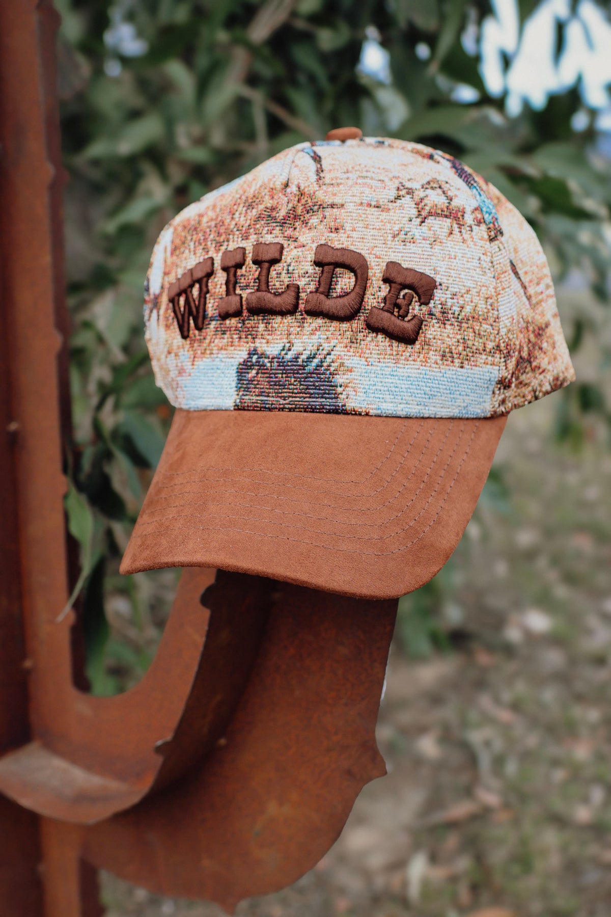 Wilde Woven Horses Cap / BROWN