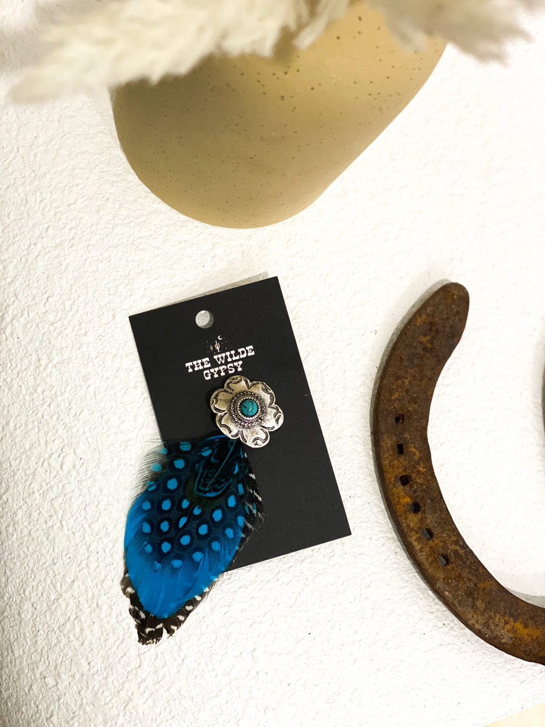 Feather Hat Pin / TURQUOISE