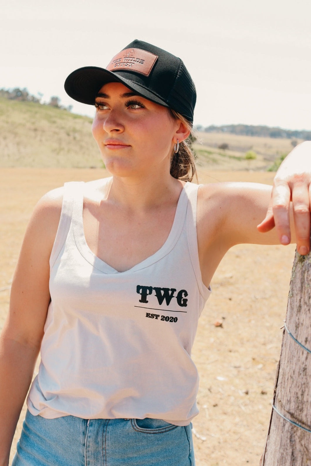 TWG Women’s Wilde West Singlet / BONE