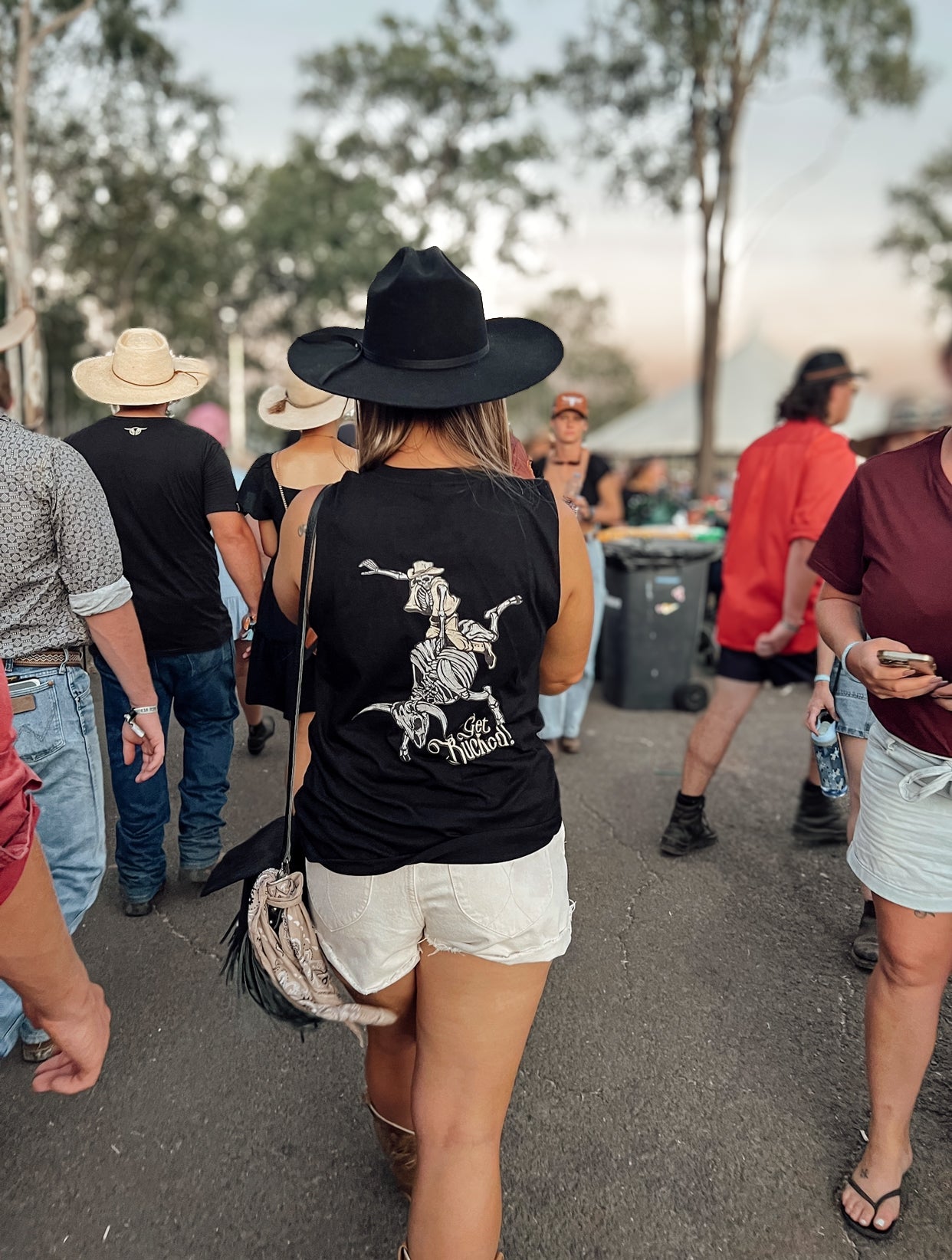 TWG Women’s Get Bucked Tank / BLACK