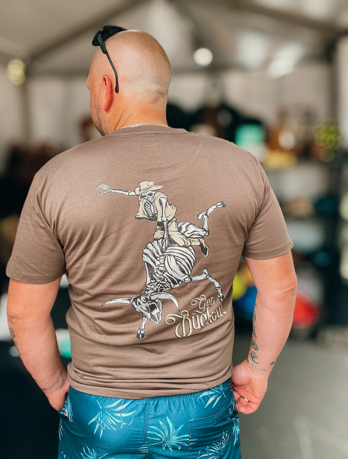 TWG Get Bucked Tee / WALNUT