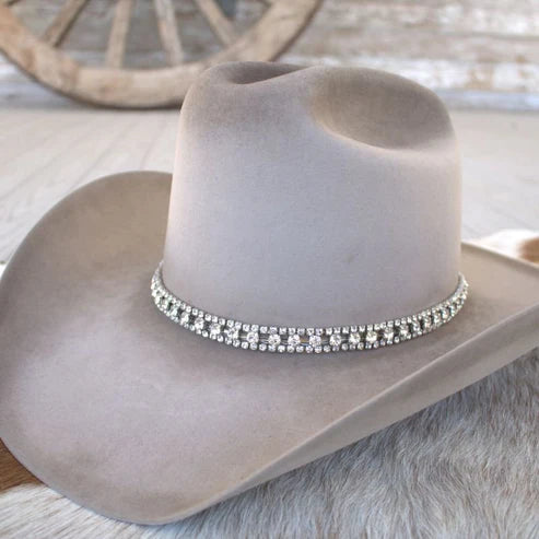 Monroe Rhinestone Bling Hat Band