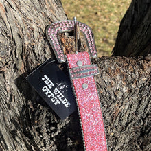 Load image into Gallery viewer, Rhinestone Cowgirl Belt / PINK
